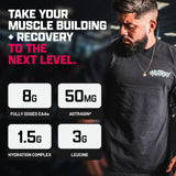 Nutrex Research EAA Supplement mixed in a glass