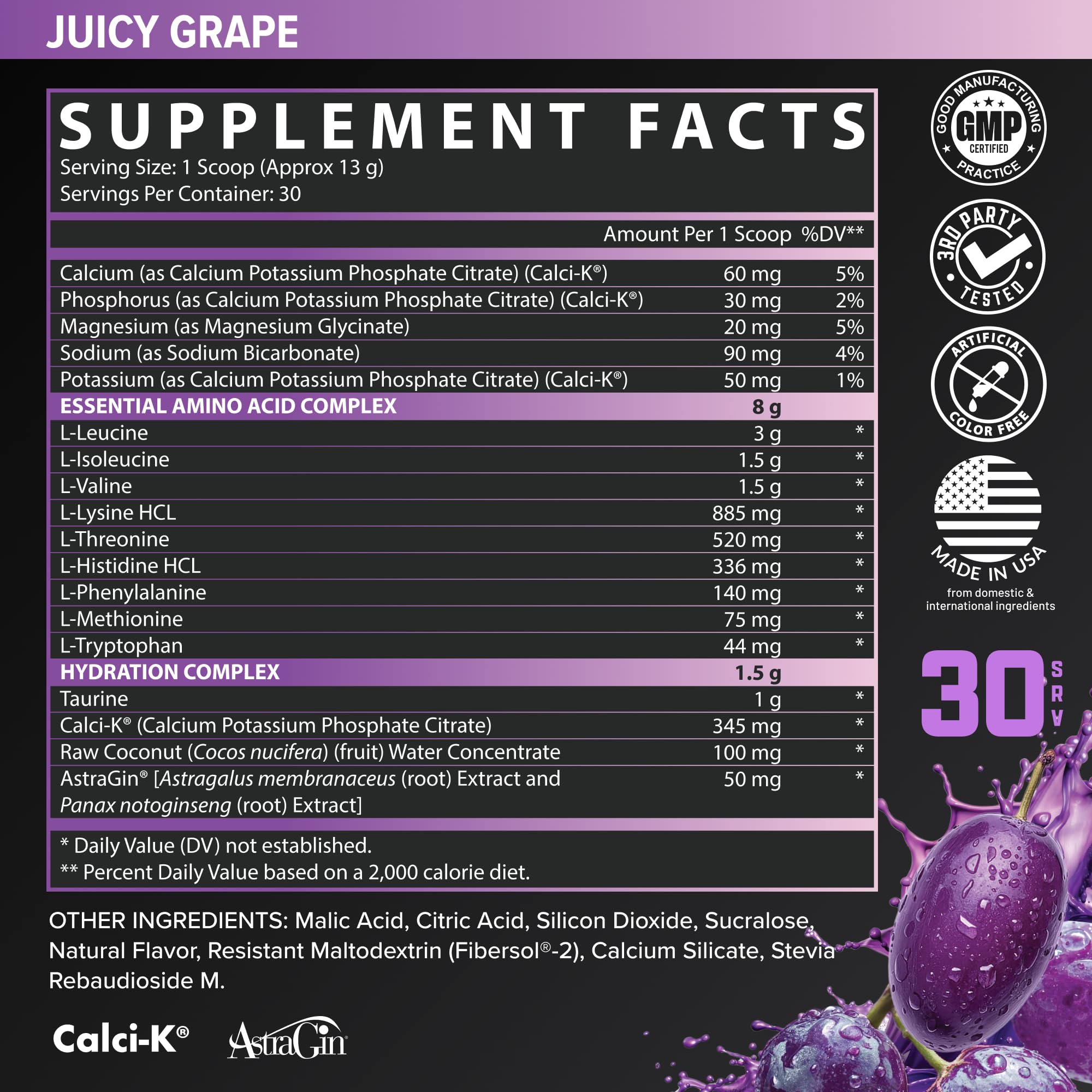 Nutrex Research EAA Supplement scoop and powder