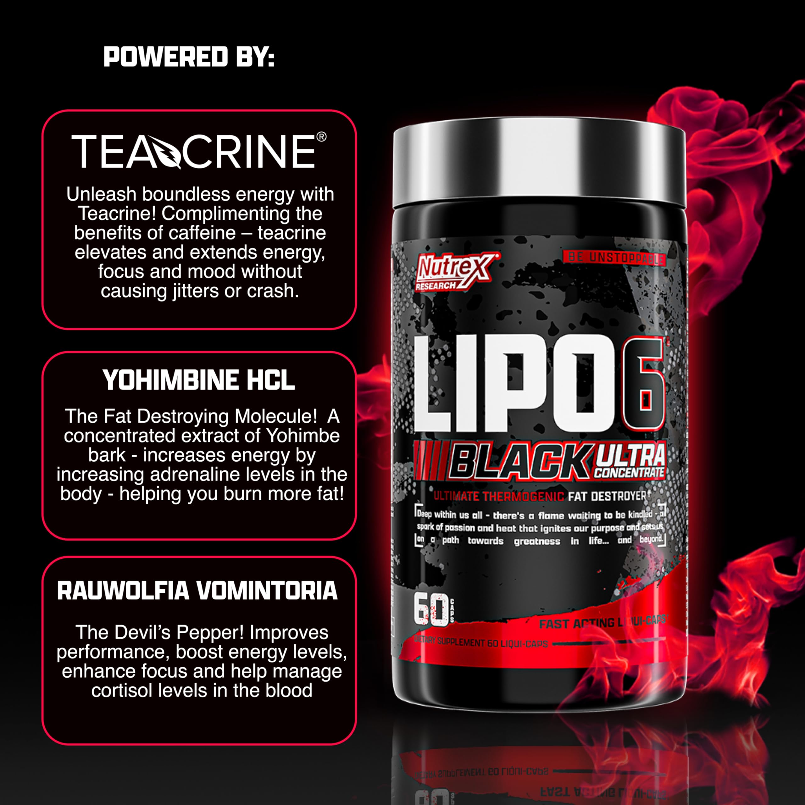 Nutrex Research Fat Burner Liquid Capsules bottle with label