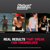 Nutrex Research Fat Burner Liquid Capsules on a kitchen counter