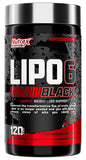 Nutrex Research LIPO 6 BLACK Fat Burner front view