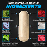 Nutrex Research LIPO-6 Black Nighttime supplement back view