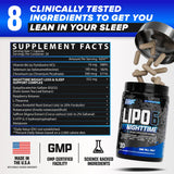 Nutrex Research LIPO-6 Black Nighttime supplement side view