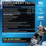 Nutrex Research LIPO-6 Black Nighttime supplement with measuring spoon