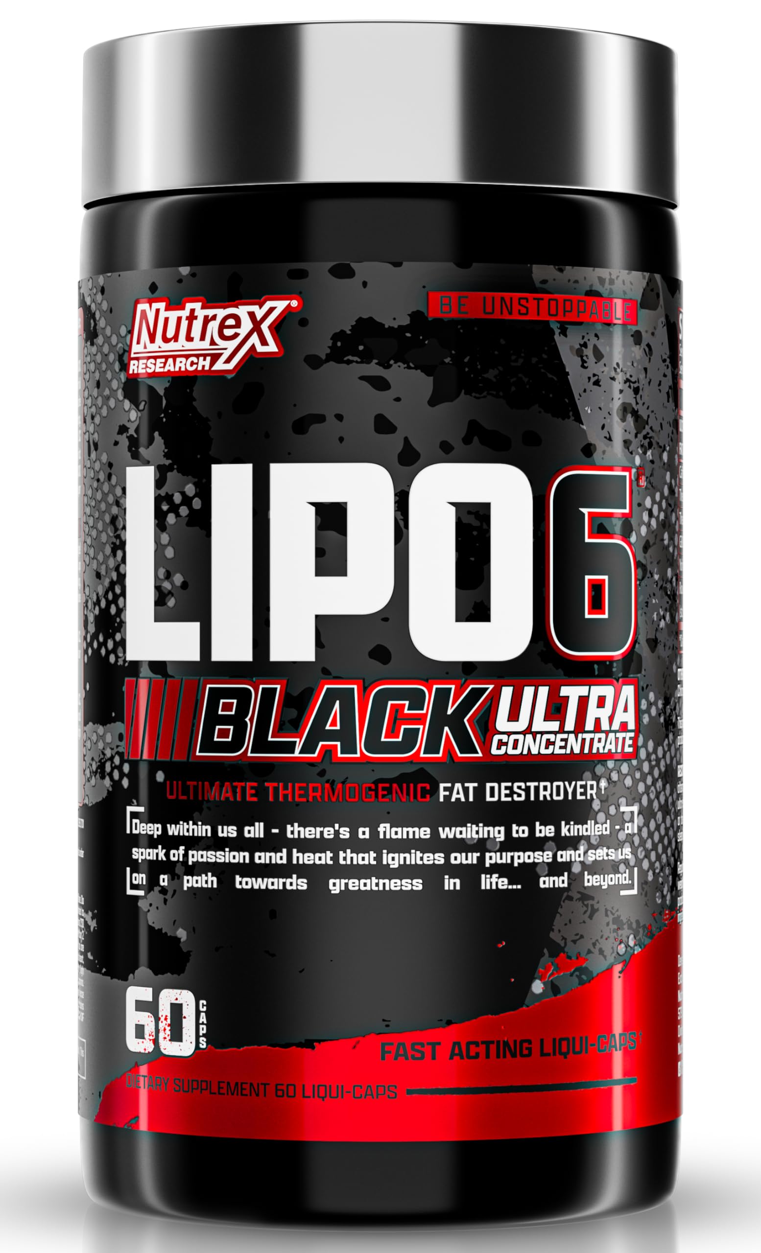 Nutrex Research Lipo6 Black Ultra Concentrate front view