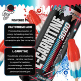 Nutrex Research Liquid Carnitine 3000 bottle with cap open