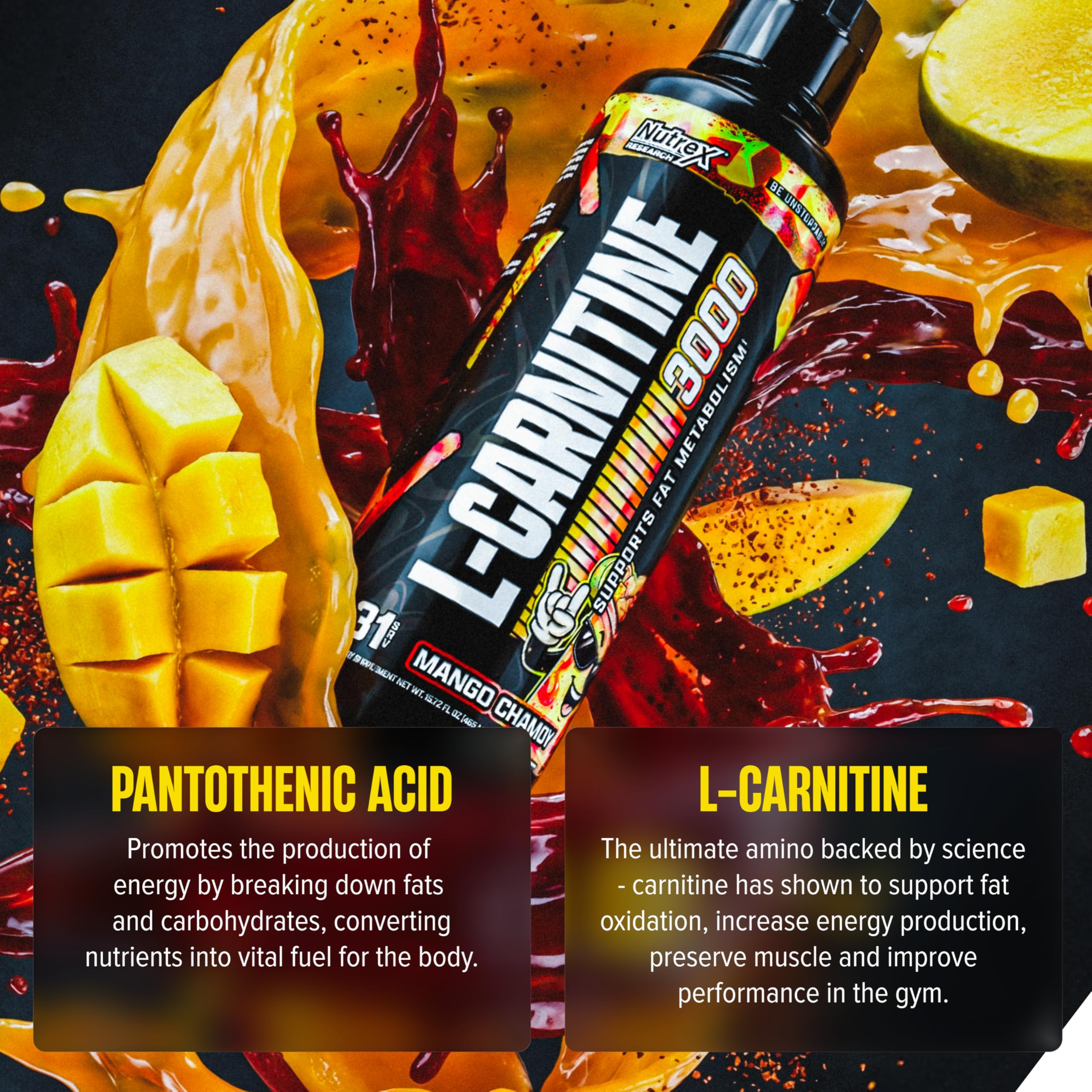 Nutrex Research Liquid L-Carnitine ingredients list