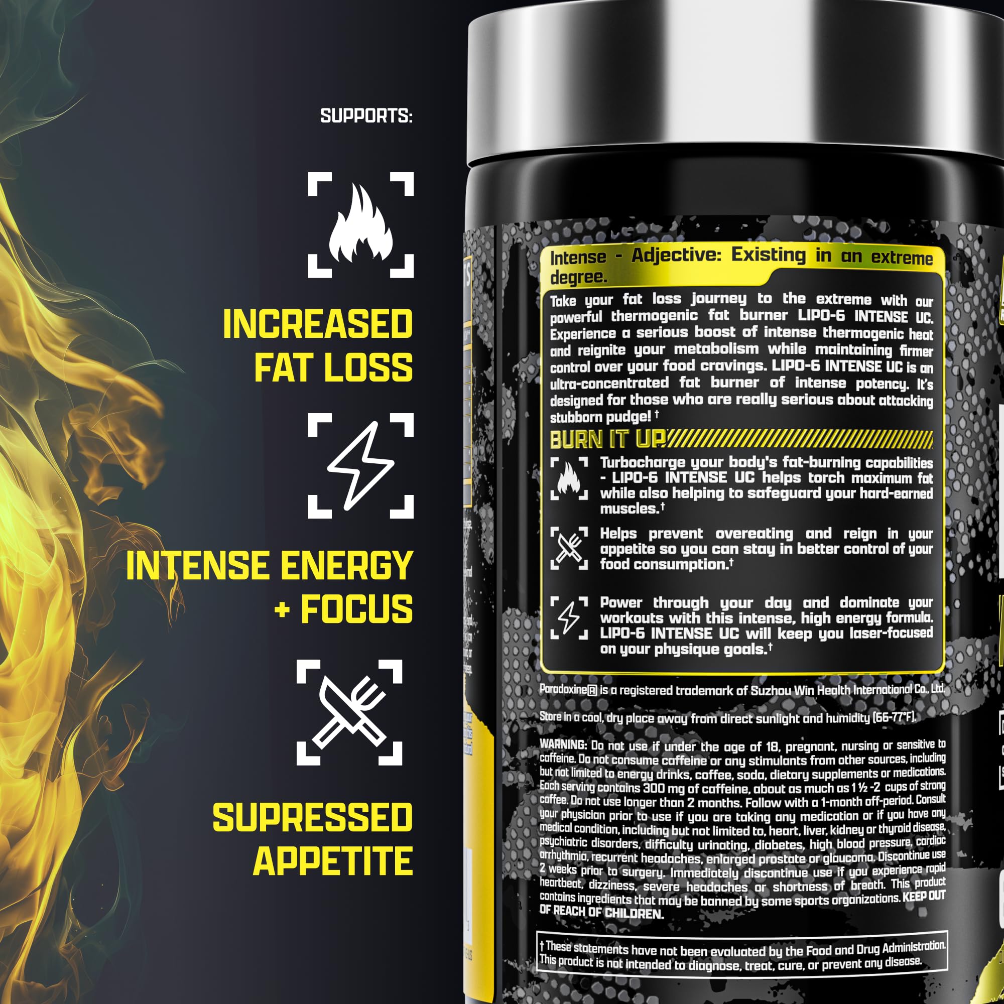 Nutrex Research Thermogenic Fat Burner Capsules bottle with label