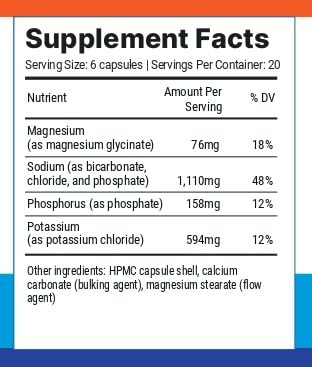 Nutri-Align Fasting Salts Capsules side view showing packaging