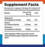 Nutri-Align Fasting Salts Electrolyte Capsules side view