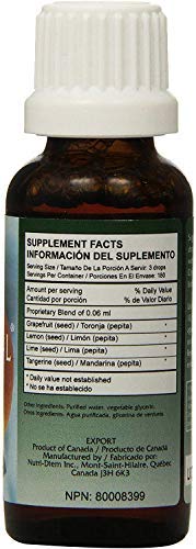 Nutri-Diem Inc. Biogenic Citrus Extract 85g side view