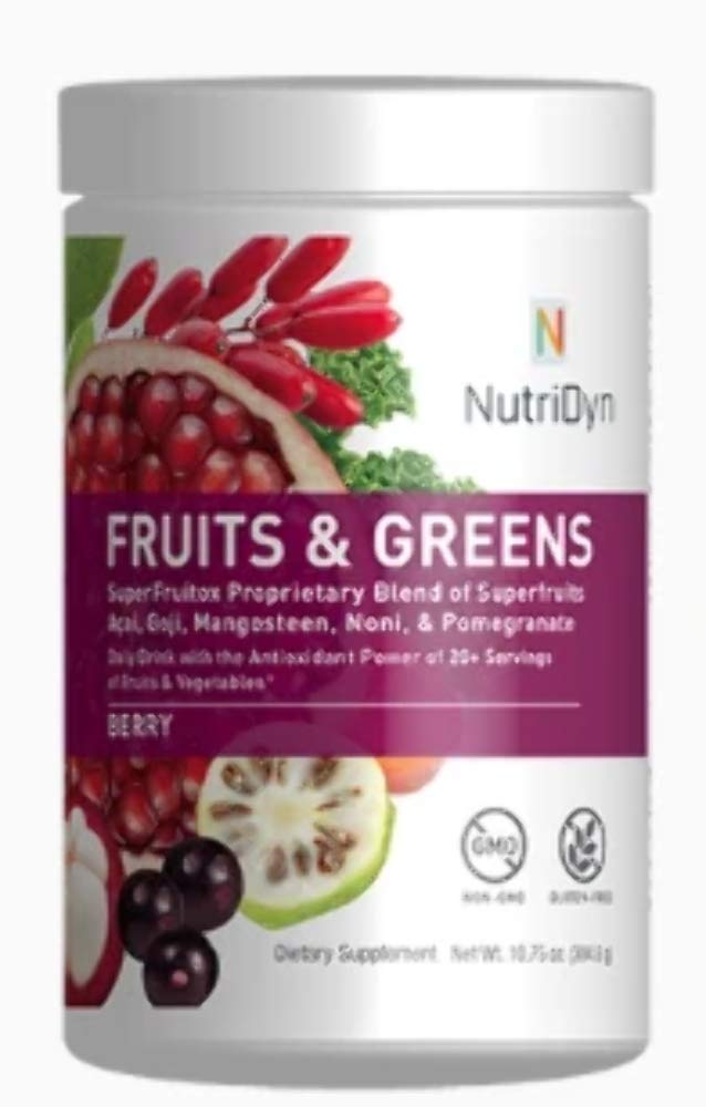 Nutri-Dyn Fruits & Greens Daily Drink 305g front view