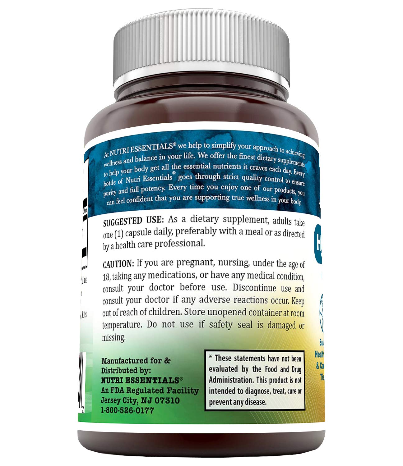 Nutri Essentials Hyaluronic Acid Capsules 100mg packaging details