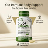 Nutri Oregano Oil Softgels close-up of softgel