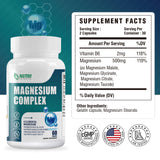 NUTRI POTENTIA Magnesium Complex bottle side view