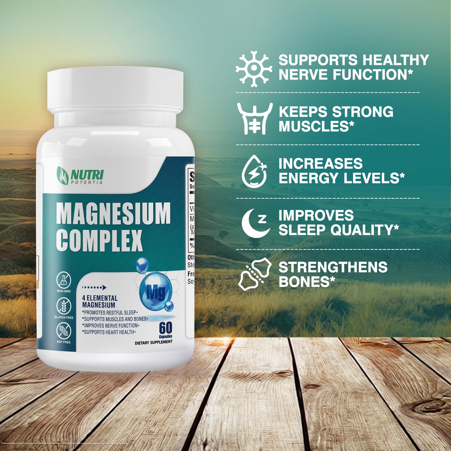 NUTRI POTENTIA Magnesium Complex ingredients list