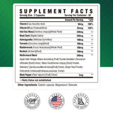 NUTRI POTENTIA Sea Moss Capsules side view showing capsule details