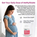 NUTRI- Prenatal Multi Vitamin Chewable close-up of wafers