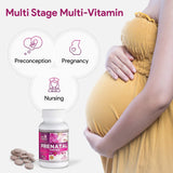 NUTRI- RESEARCH Prenatal Multi Vitamin Chewable side view of packaging