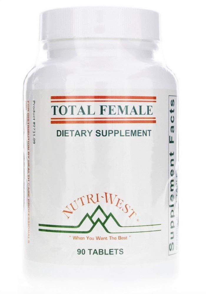 Nutri-West Total Female 90 Tablets front view