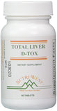 Nutri-West Total Liver D-Tox 60 Tablets front view packaging