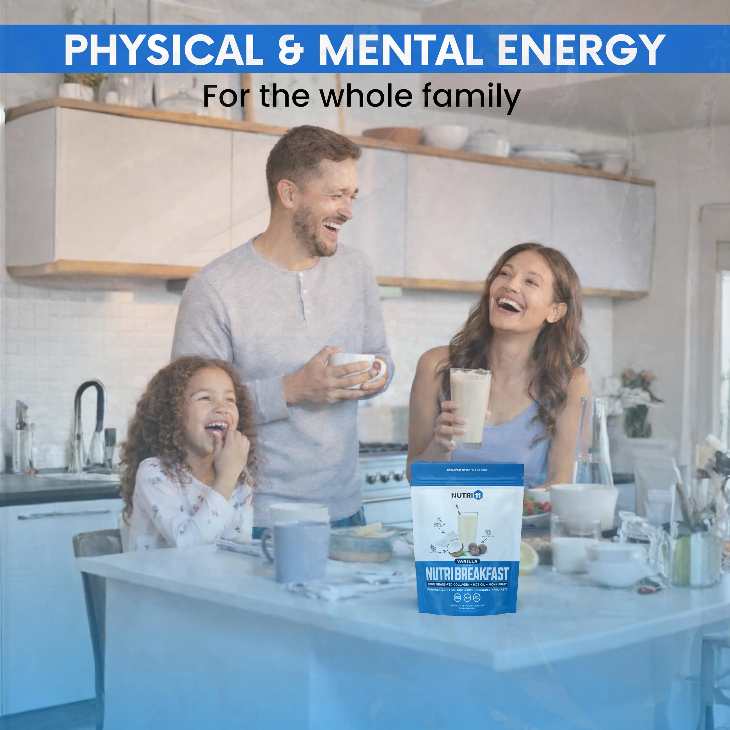 Nutri11 Keto Collagen Protein Powder with dark chocolate
