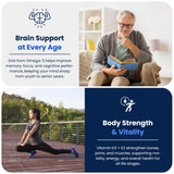 Nutri11 Omega-3 + D3 + K2 + Astaxanthin ingredients list on packaging