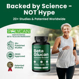 Nutriana Beta Glucan Capsules 1000mg bottle with label