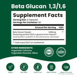 Nutriana Beta Glucan Capsules 1000mg ingredients list
