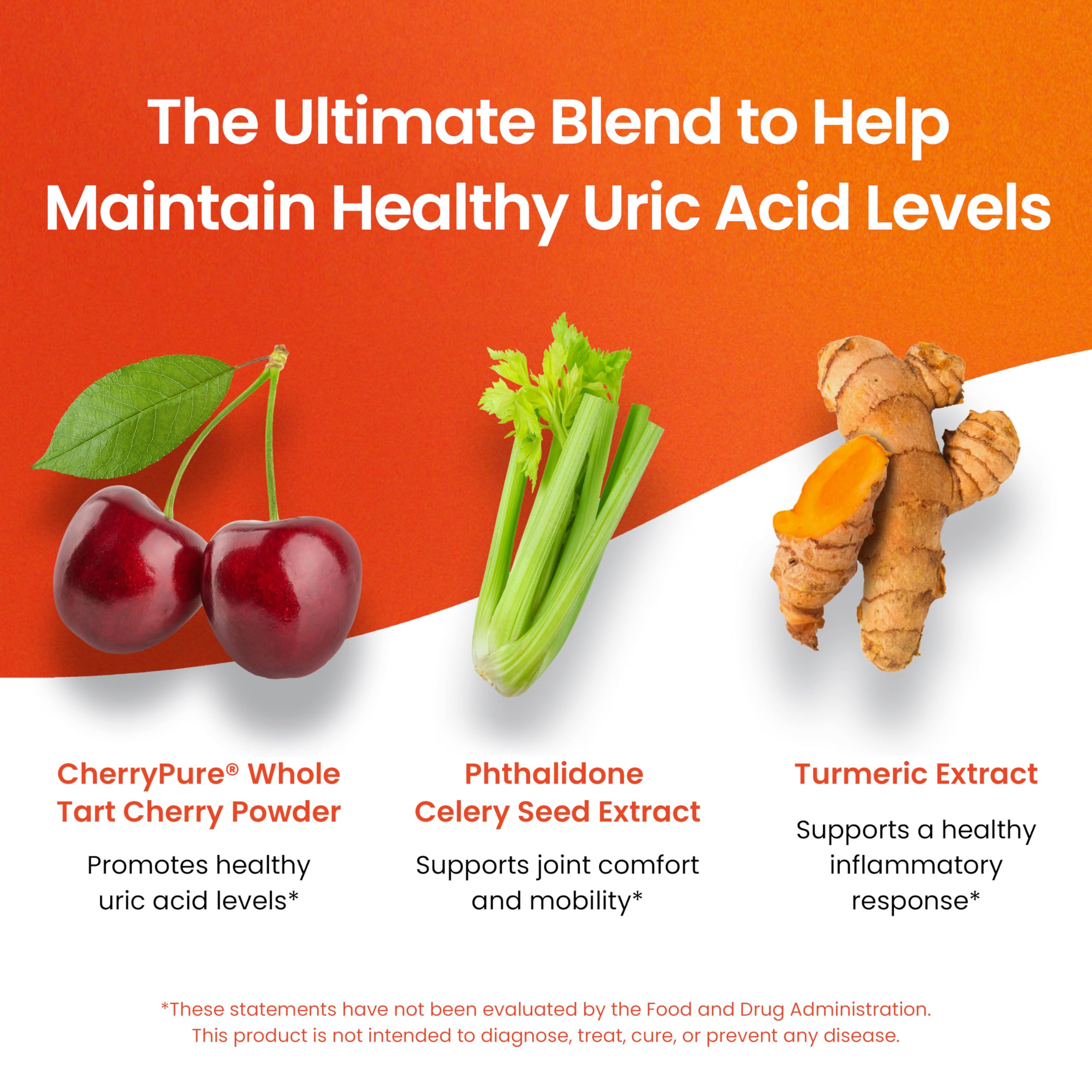 Nutriana Uric Acid Support Supplement ingredients close-up
