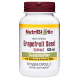 NutriBiotic Grapefruit Seed Extract 125mg capsule bottle front view