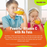 NutriBiotic Sodium Ascorbate Vitamin C Supplement 998g powder close-up