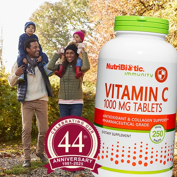 NutriBiotic Vitamin C Tablets 1000mg packaging details