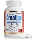 Nutribota Creatine Monohydrate Capsules 5000mg front view