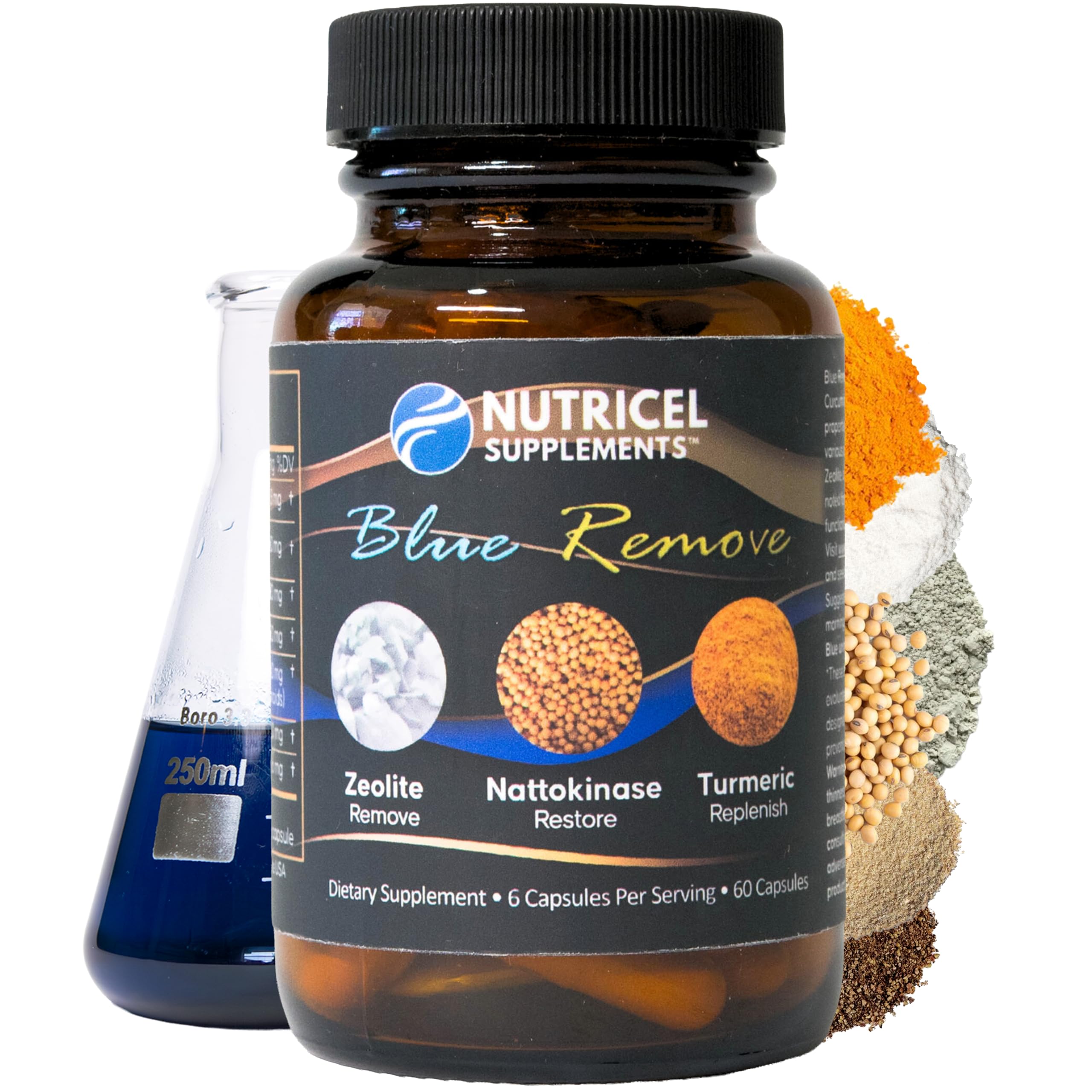 Nutricel Supplements Methylene Blue Capsules front view
