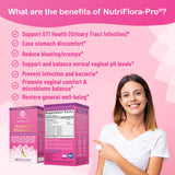 Nutricelebrity NutriFlora-Pro Probiotic bottle on table