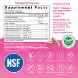Nutricelebrity NutriFlora-Pro Probiotic capsules close-up