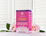 Nutricelebrity NutriFlora-Pro Probiotic capsules with glass of water