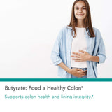 NutriCology ButyrAid 68g supplement back view with ingredient list