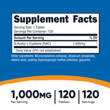 Nutricost Acetyl-L-Carnitine 1000mg bottle with label