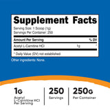Nutricost Acetyl-L-Carnitine Powder scoop included