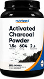 Nutricost Activated Charcoal Powder 2LB front view