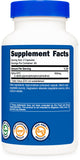 Nutricost Alpha GPC bottle with capsules beside it