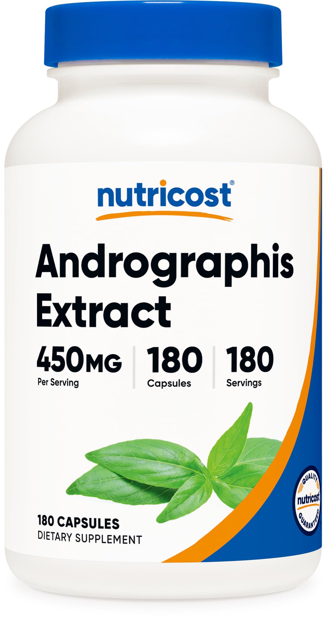Nutricost Andrographis Paniculata 450mg capsules front view