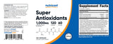 Nutricost Antioxidant Blend Capsules nutritional information