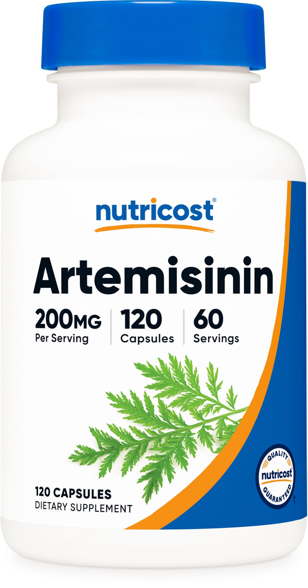 Nutricost Artemisinin Capsules 200mg bottle front view