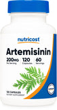 Nutricost Artemisinin Capsules 200mg bottle front view