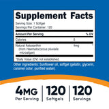 Nutricost Astaxanthin 4mg softgel close-up
