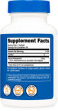 Nutricost Astaxanthin softgels showing natural ingredients