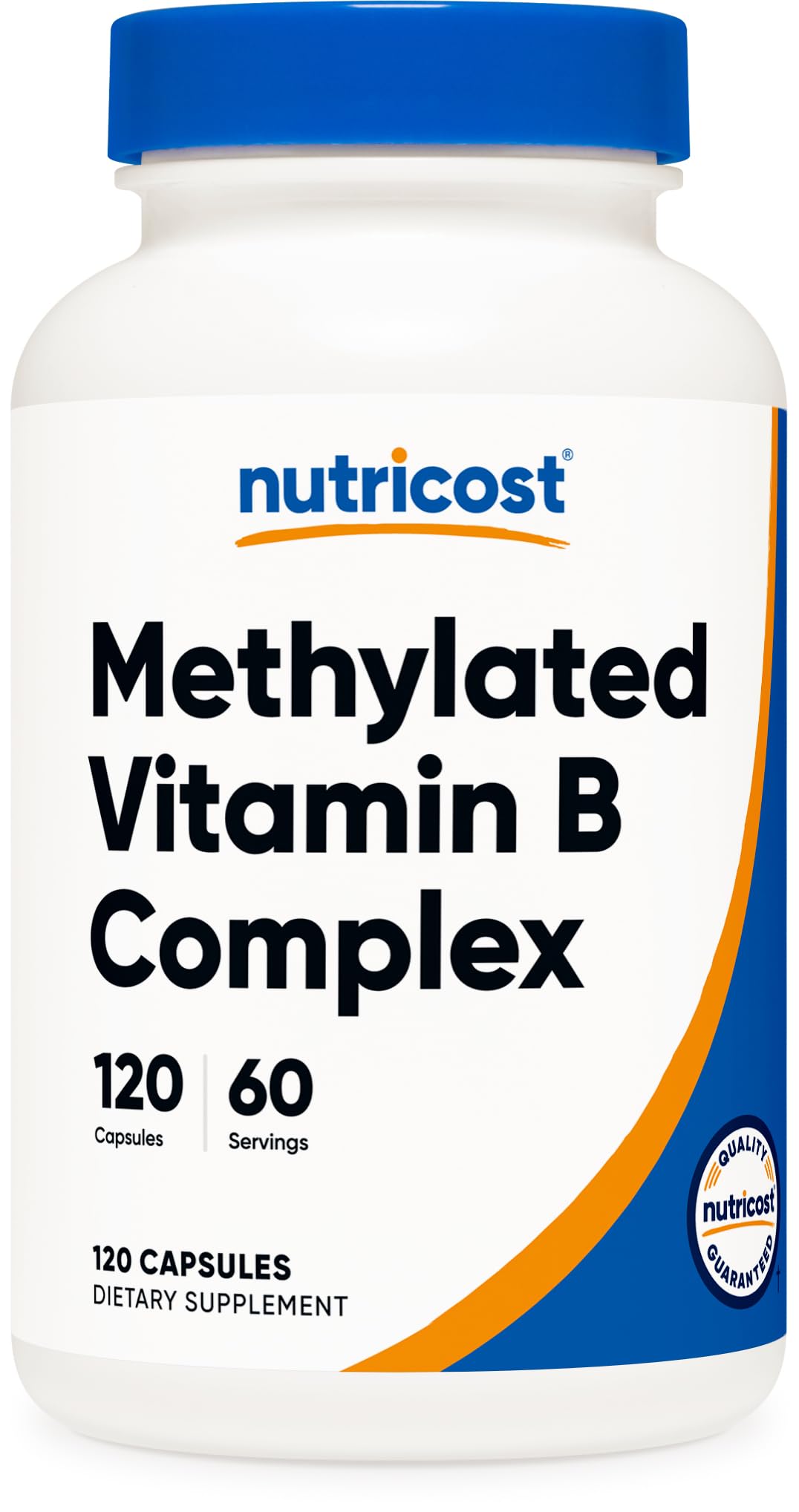 Nutricost B-Complex Vitamins 120 capsules front view